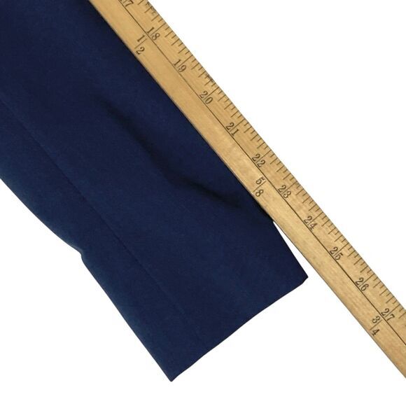 Banana Republic Blazer Womens 4 Blue Wool Office Career Chic Minimalist Coat New - Picture 8 of 16